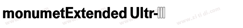 monumetExtended Ultr字体转换